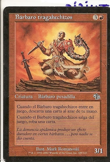 Magic juicio Bárbaro tragahechizos 100/143 español